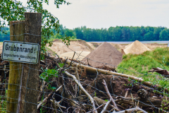 Sandabbau am Naturschutzgebiet Pferdebach