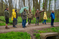 1 Begehung zwischen FFH-Gebiet und Kiesabbau