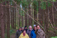 1 Begehung zwischen FFH-Gebiet und Kiesabbau