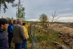 1 Begehung zwischen FFH-Gebiet und Kiesabbau