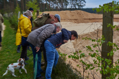 1 Begehung zwischen FFH-Gebiet und Kiesabbau