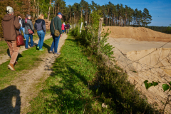 2. Begehung zwischen FFH-Gebiet und Kiesabbau